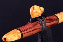 Brazilian Rosewood Native American Flute, Minor, Mid A-4, #I30G